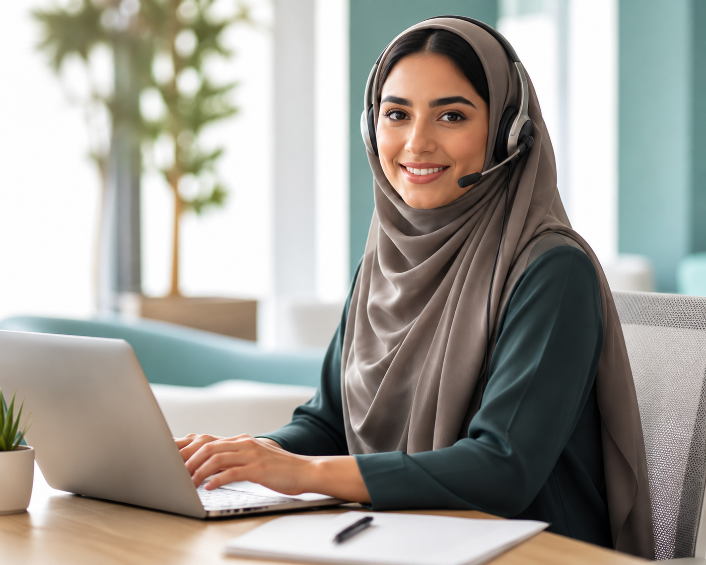 موظفة خدمة العملاء في غايتكم