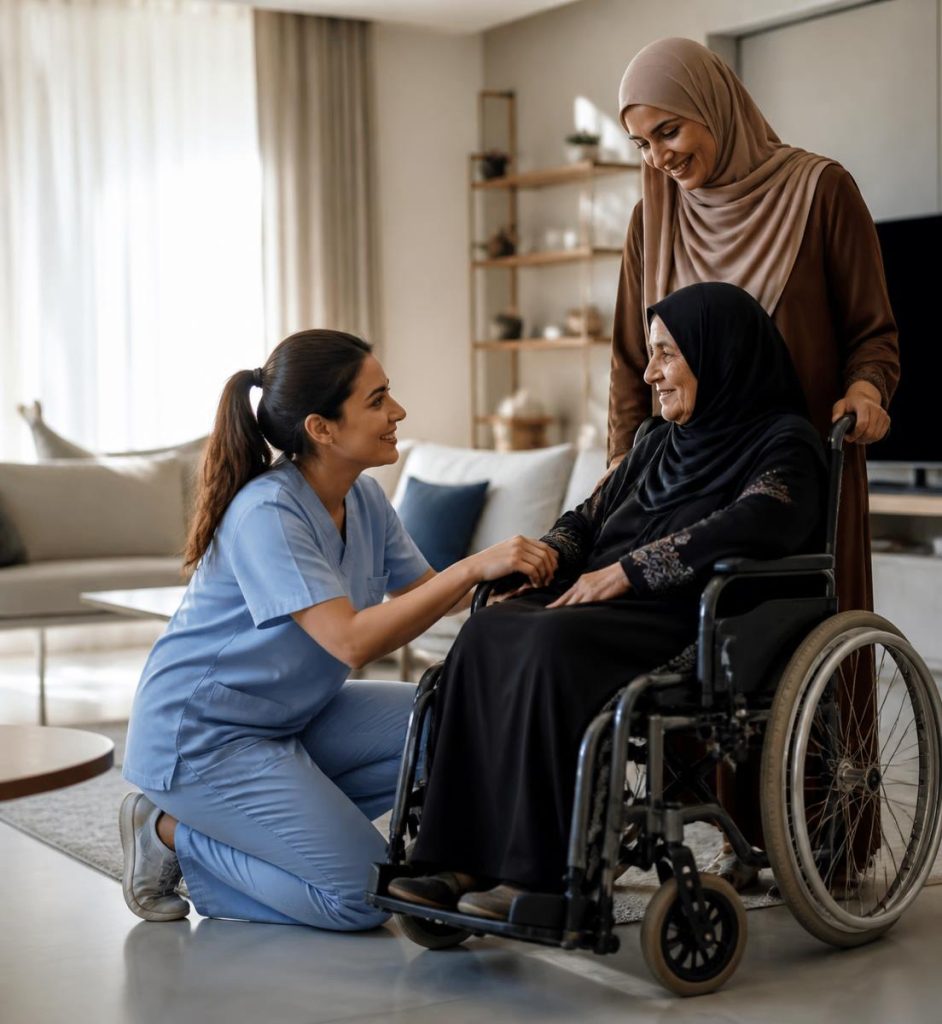 رعاية منزلية موثوقة لكبار السن